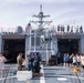 USS Ralph Johnson (DDG 114) Sailors enjoy a steel beach picnic on the ship’s flight deck to celebrate Independence Day in the Philippine Sea, July 4.