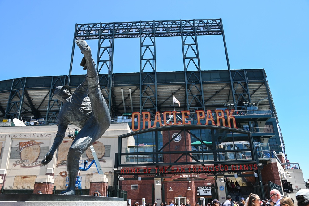 Air National Guard Flyover at Giants Game