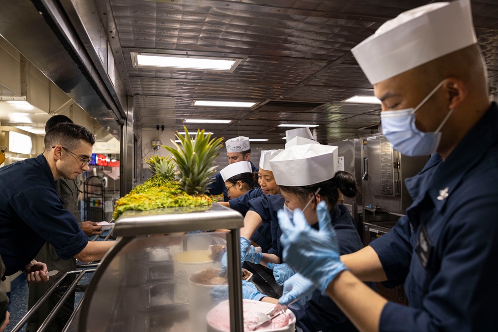 USS America Hosts an Ice Cream Social