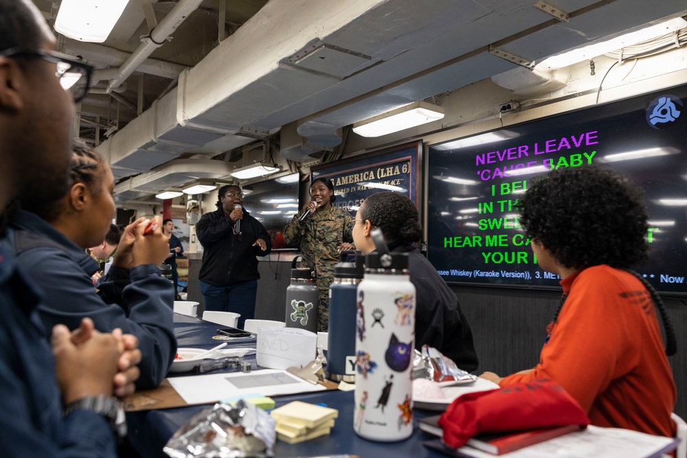 USS America Hosts an Ice Cream Social