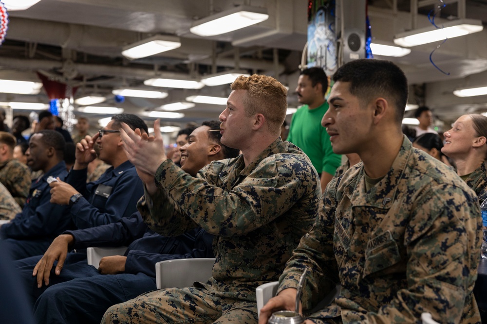 USS America Hosts an Ice Cream Social