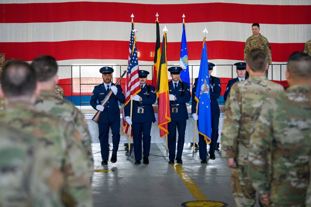 424th Air Base Squadron Change of Command, June 14, 2023