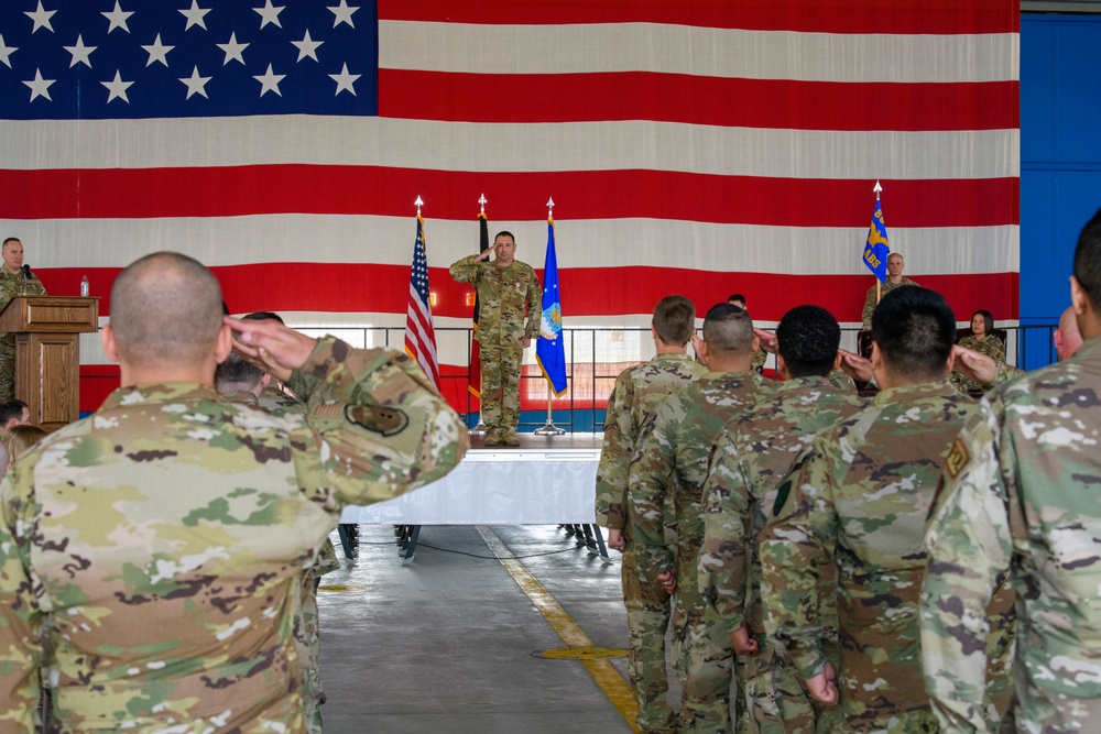 424th Air Base Squadron Change of Command, June 14, 2023