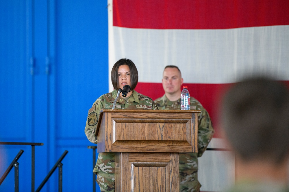 424th Air Base Squadron Change of Command, June 14, 2023