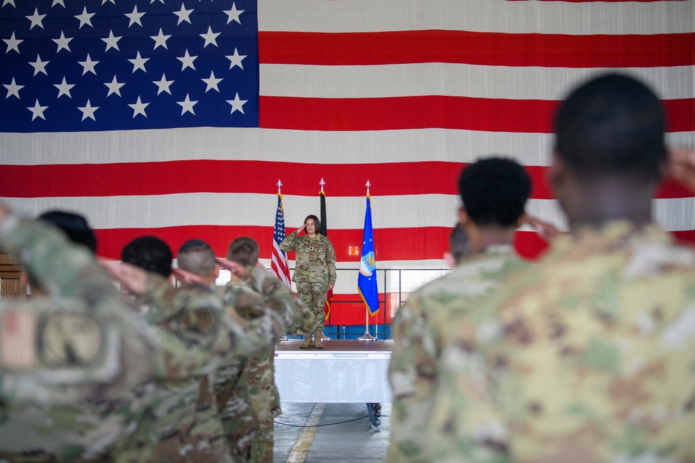 424th Air Base Squadron Change of Command, June 14, 2023