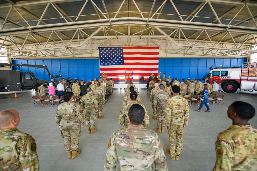 424th Air Base Squadron Change of Command, June 14, 2023