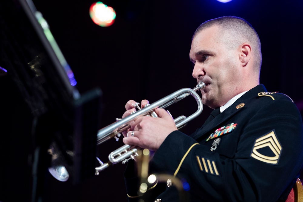 U.S. Army Ivy Brass Quintet spreads goodwill through music in Sillamae during U.S. Independence Day performance