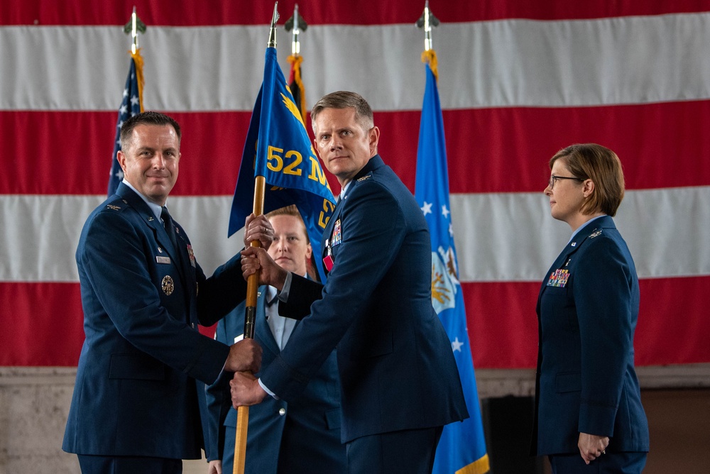 52nd Medical Group conducts Change of Command Ceremony.