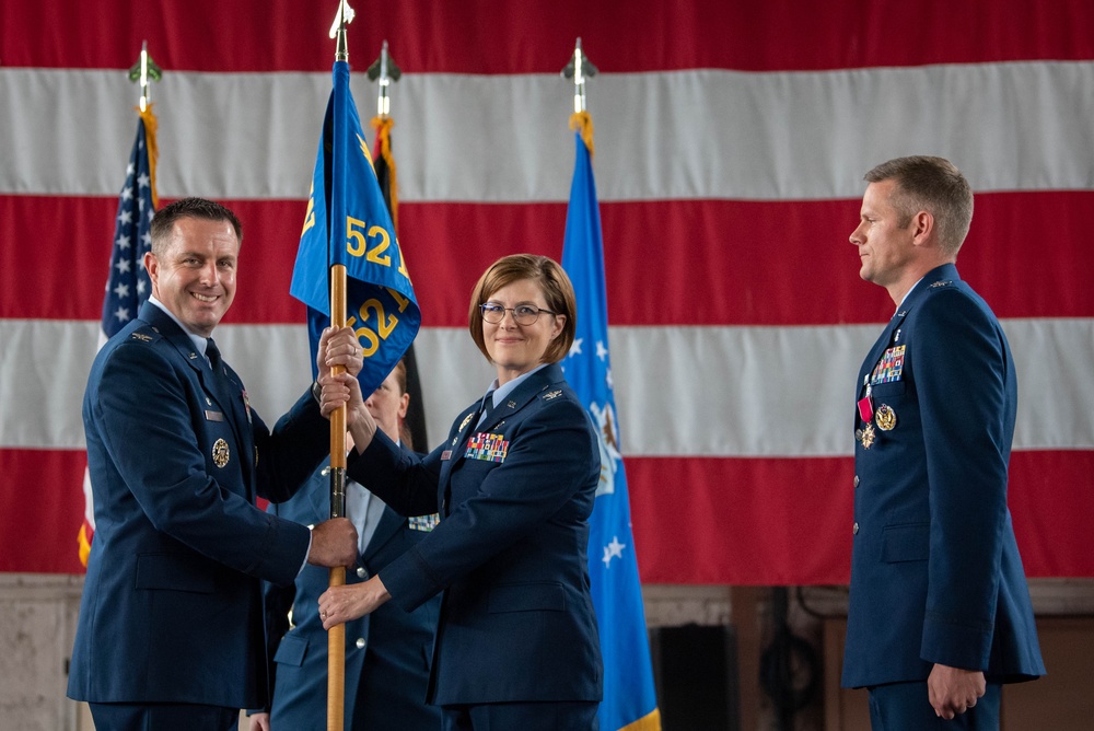 52nd Medical Group conducts Change of Command Ceremony.