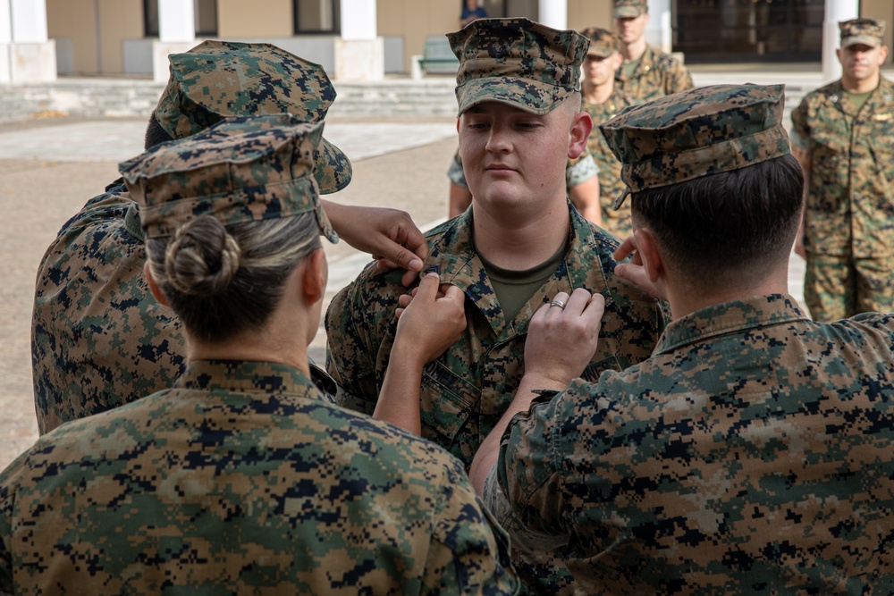 Sgt. Gomez promotion ceremony