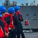 USS Rafael Peralta (DDG 115) conducts a replenishment-at-sea with the Military Sealift Command fleet replenishment oiler USNS Rappahannock (T-AO 204)