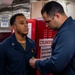 USS Rafael Peralta (DDG 115) conducts an award ceremony on the mess decks