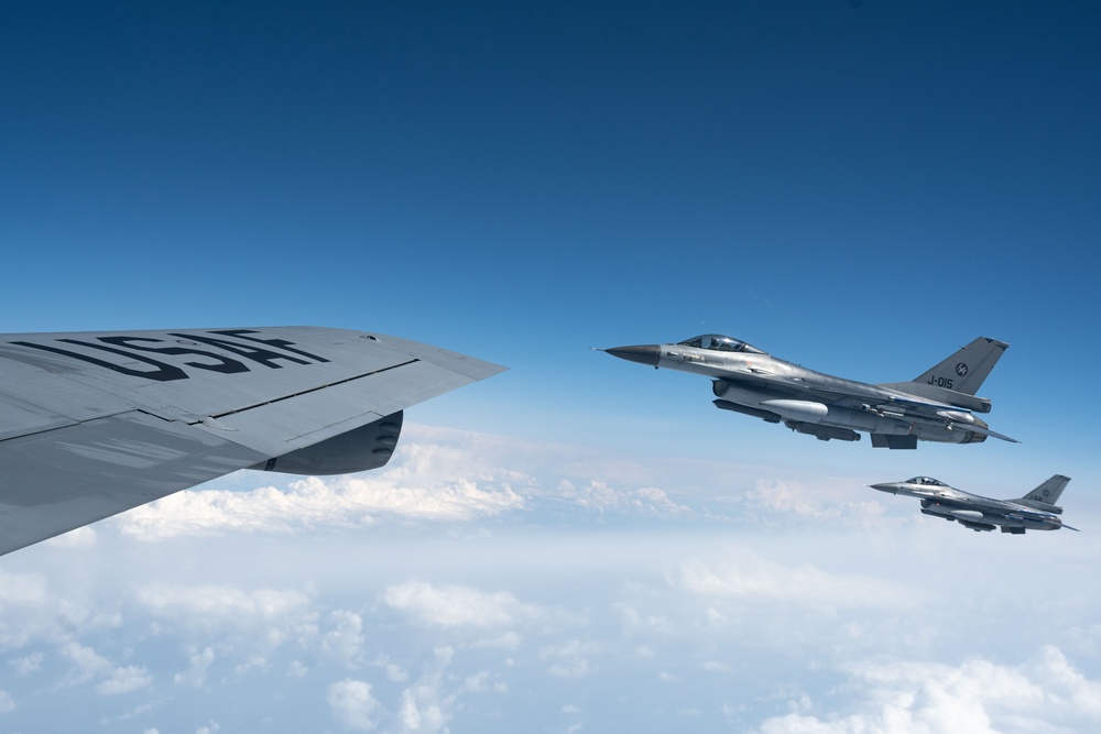 KC-135 serves as platform for multiple missions over Germany and Netherlands