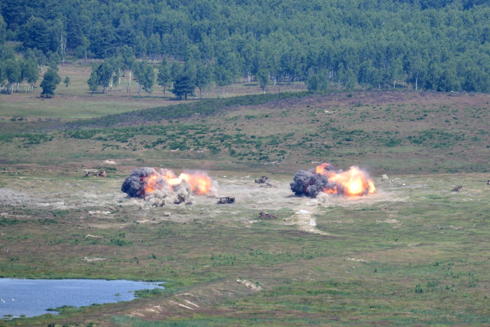 Joint F-15E training at Grafenwoehr