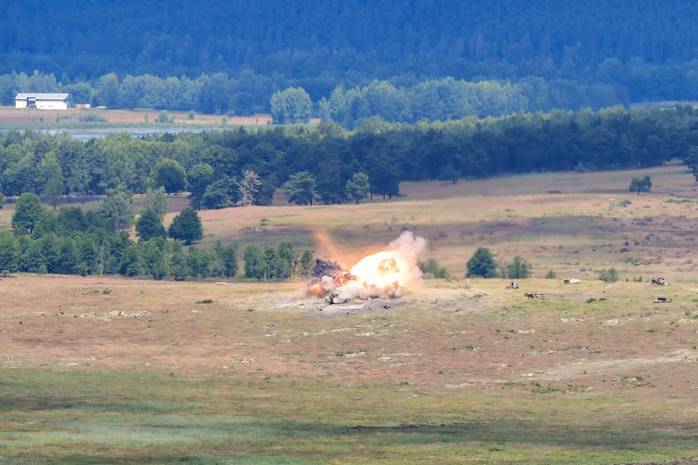 Joint F-15E training at Grafenwoehr