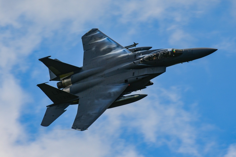 Joint F-15E training at Grafenwoehr