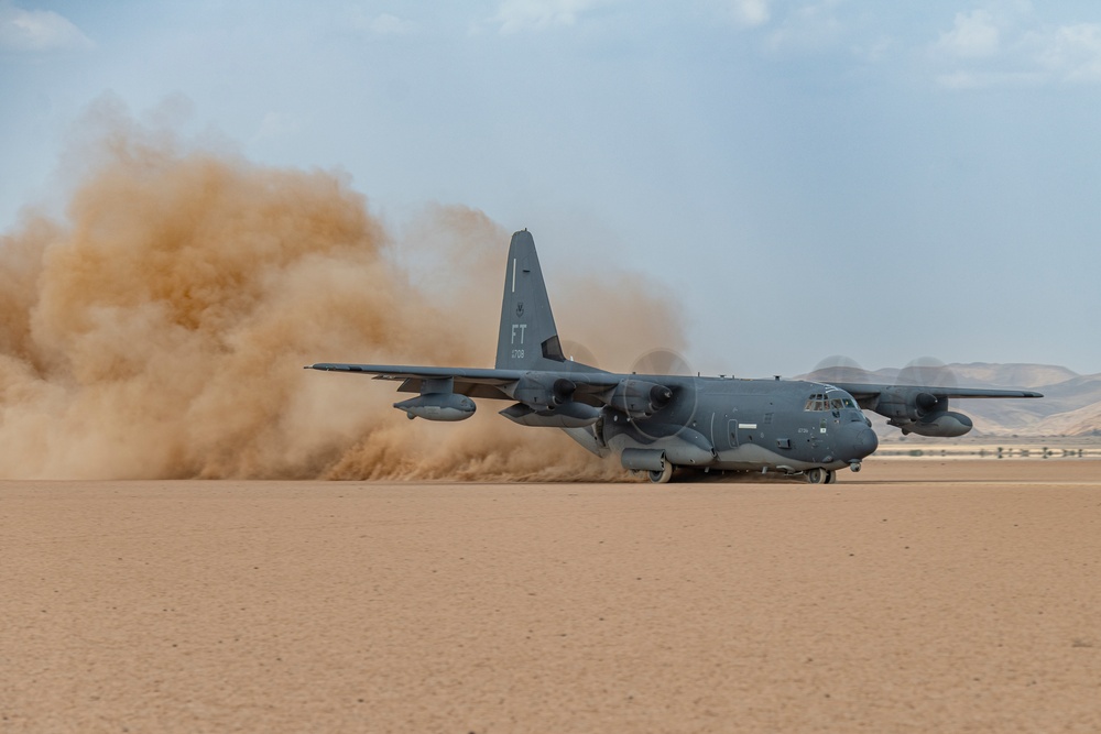 Kings of Air and Ground: 81st ERQS conducts dirt takeoffs and landings