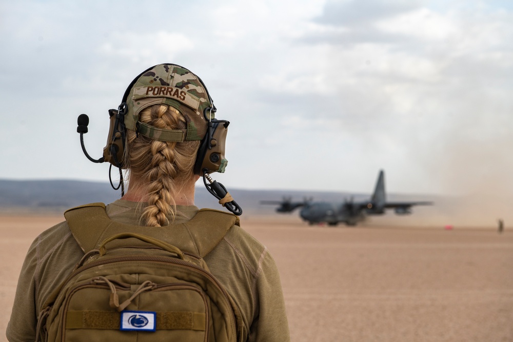 Kings of Air and Ground: 81st ERQS conducts dirt takeoffs and landings