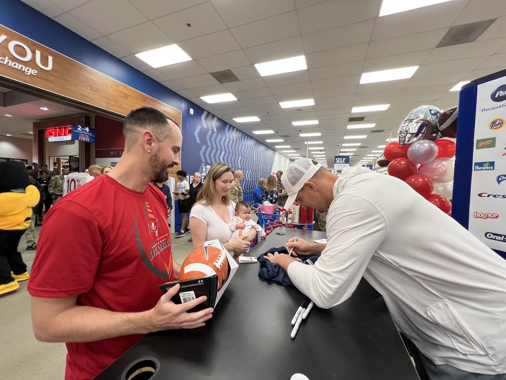 DVIDS - News - Take a Picture with Gronk at the Exchange to Win a