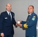 Maj. Gen. Daniels Presents Gift to Chief of Romanian Air Force