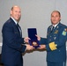 Maj. Gen. Daniels Receives Gift From Chief of Romanian Air Force