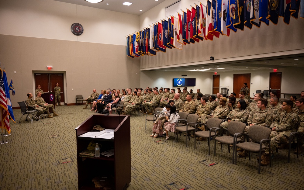 609th Air Communications Squadron conducts change of command ceremony