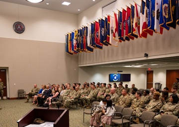 609th Air Communications Squadron conducts change of command ceremony