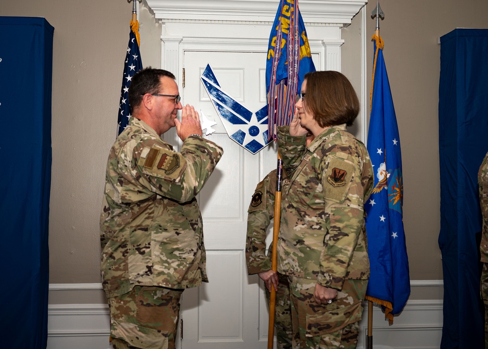 20th Force Support Squadron conducts change of command ceremony