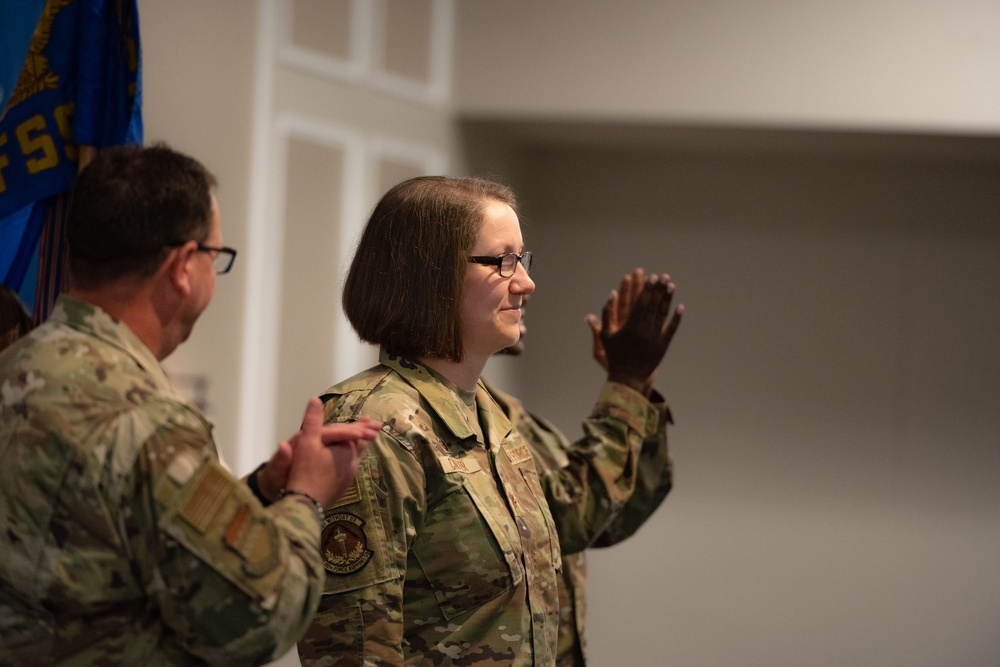 20th Force Support Squadron conducts change of command ceremony