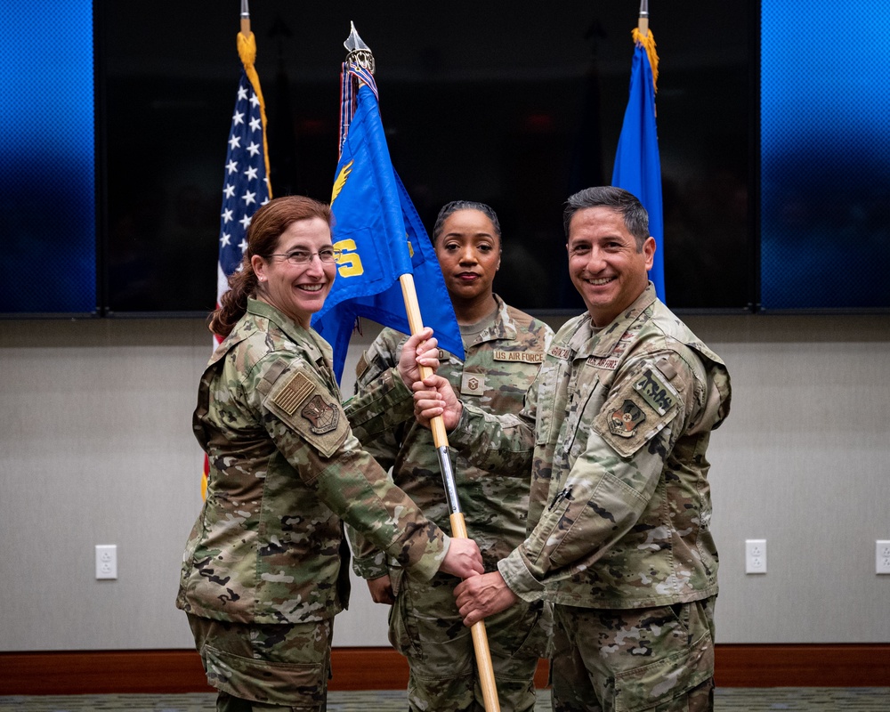 609th Air Support Squadron conducts change of command ceremony