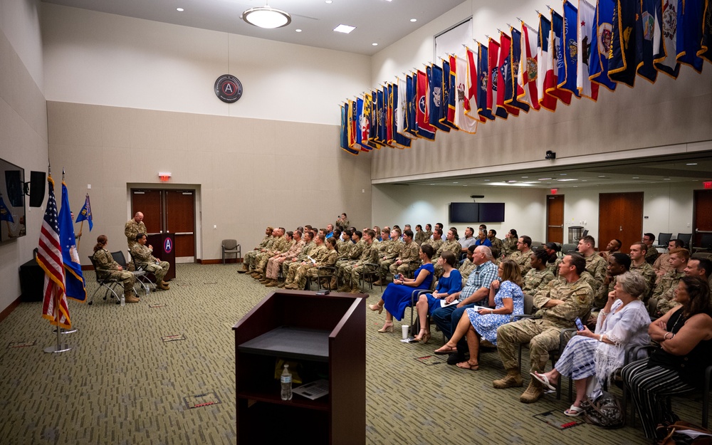 609th Air Support Squadron conducts change of command ceremony