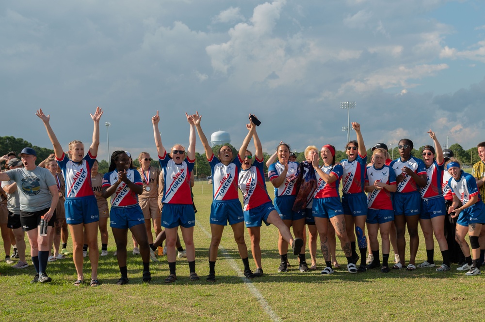 U.S. Air Force Women’s Rugby team takes home gold