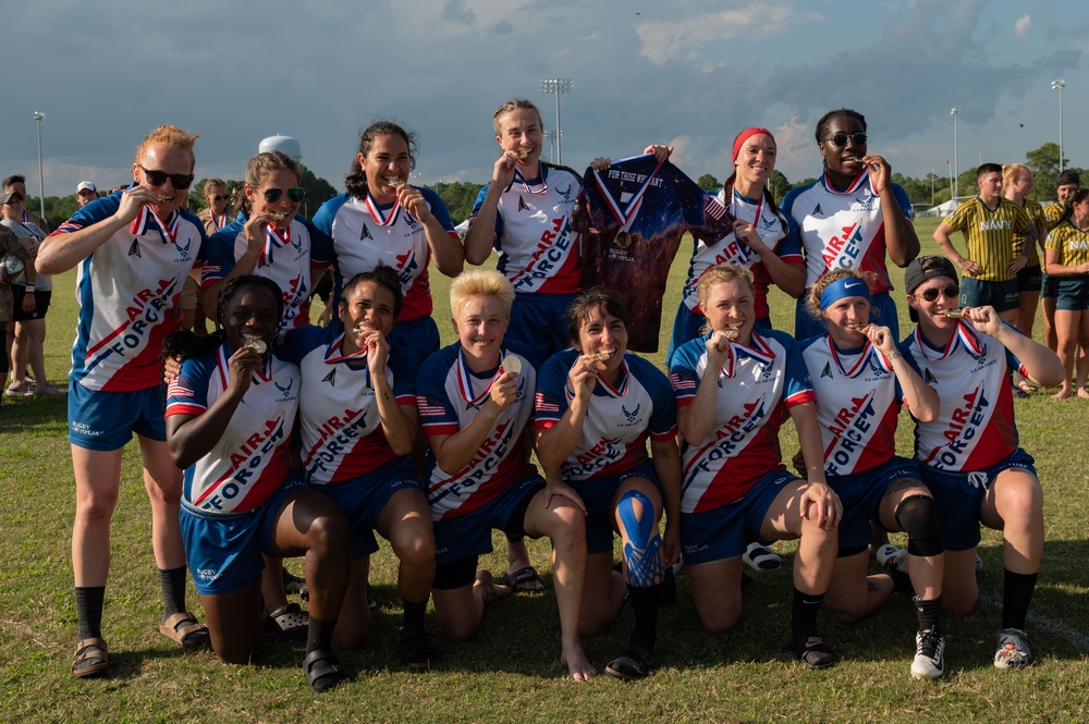 U.S. Air Force Women’s Rugby team takes home gold