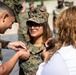 U.S. Marine husband and wife are promoted to sergeant per the Commandants Retention Program