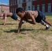 Recruits physically train at Recruit Training Command