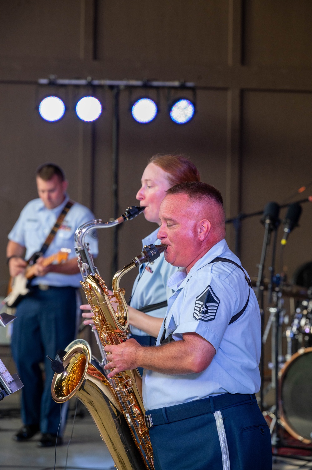 Air National Guard Band of the South and Midwest play in Maryville, Tennessee
