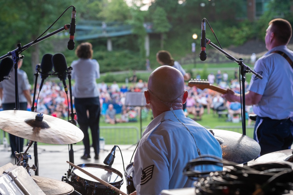 Air National Guard Band of the South and Midwest play in Maryville, Tennessee