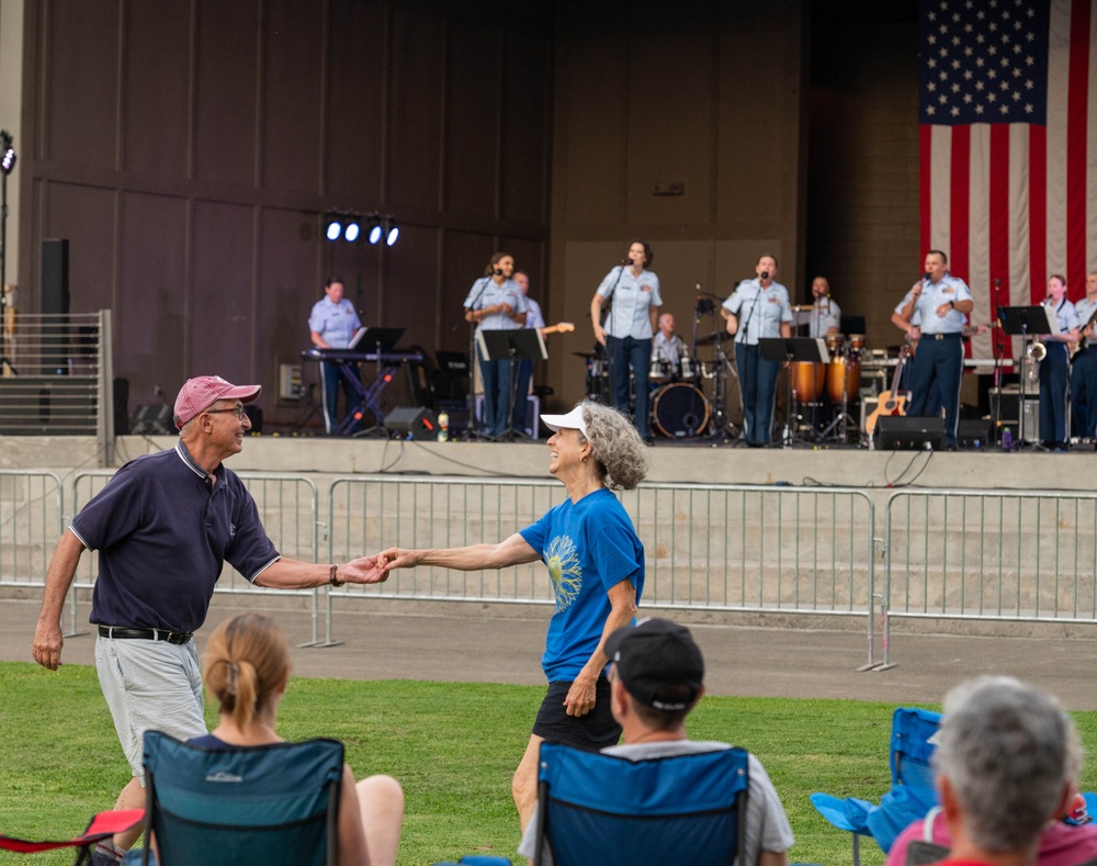 Air National Guard Band of the South and Midwest play in Maryville, Tennessee