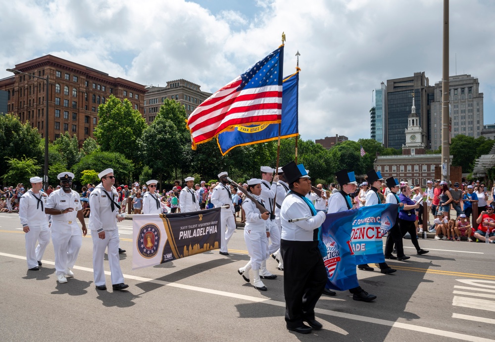 NTAG Philadelphia Sailors participate in Philadelphia Independence Day Parade