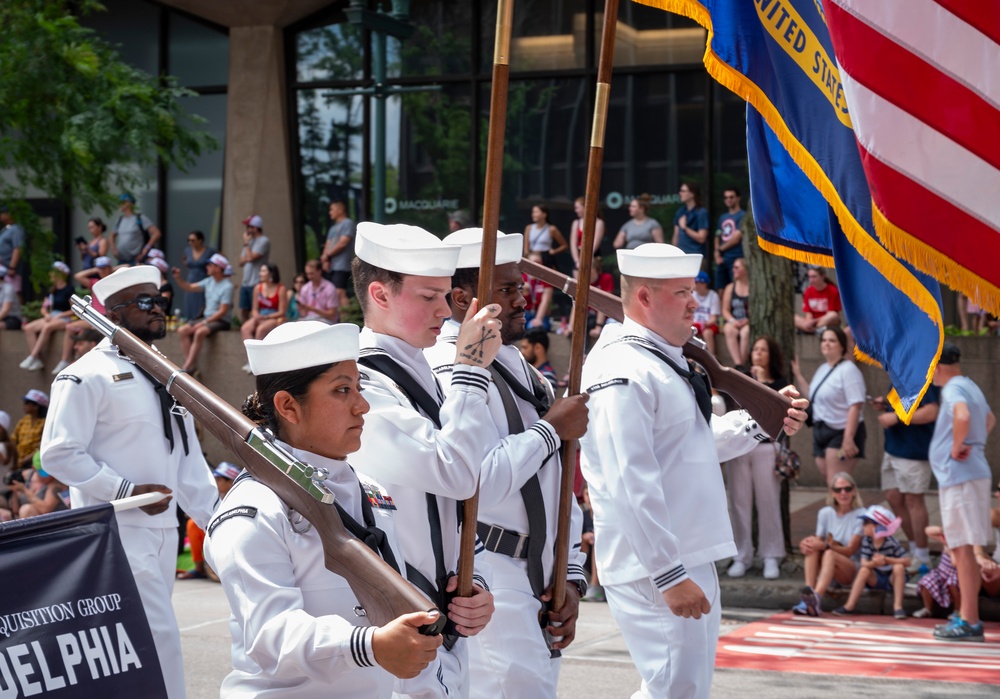 NTAG Philadelphia Sailors participate in Philadelphia Independence Day Parade