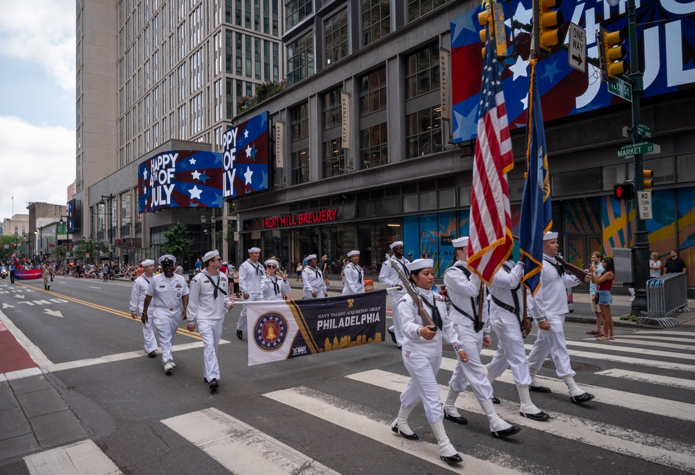 NTAG Philadelphia Sailors participate in Philadelphia Independence Day Parade