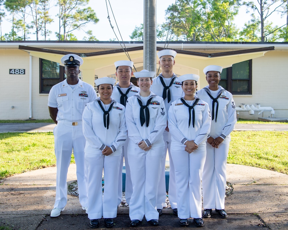 NMOTC's Dental Hygiene program conduct Dress Whites Inspection