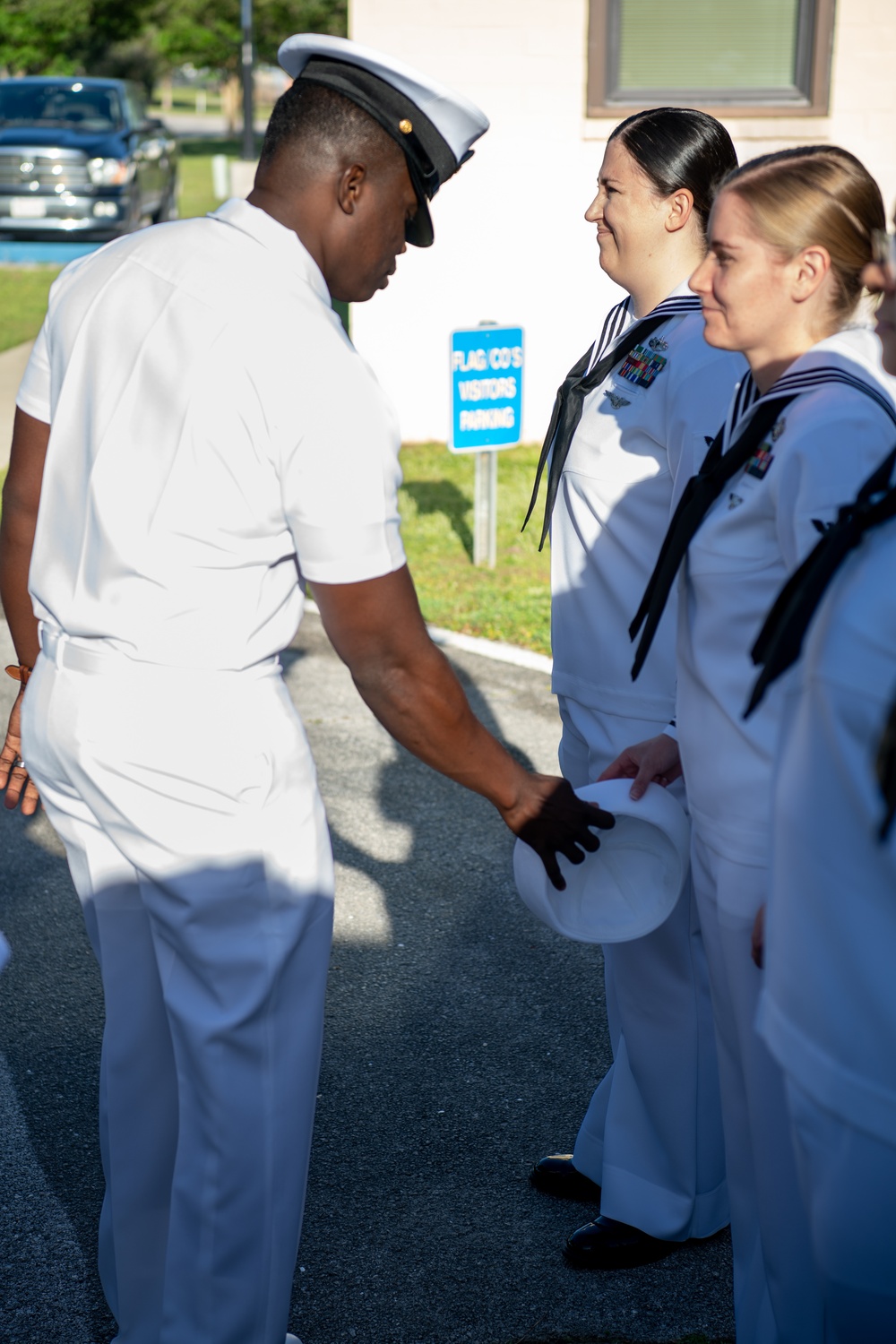 NMOTC Dental Hygiene program conducts Uniform Dress White Inspection