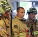 Selfridge Air National Guard Base Firefighters Repurpose Building Under going Demolition for Realistic Training.