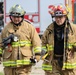 Selfridge Firefighters Train in Realistic Scenarios Inside Hangar Under Demolition.