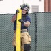 Selfridge Firefighters Train in Realistic Scenarios Inside Hangar Under Demolition.