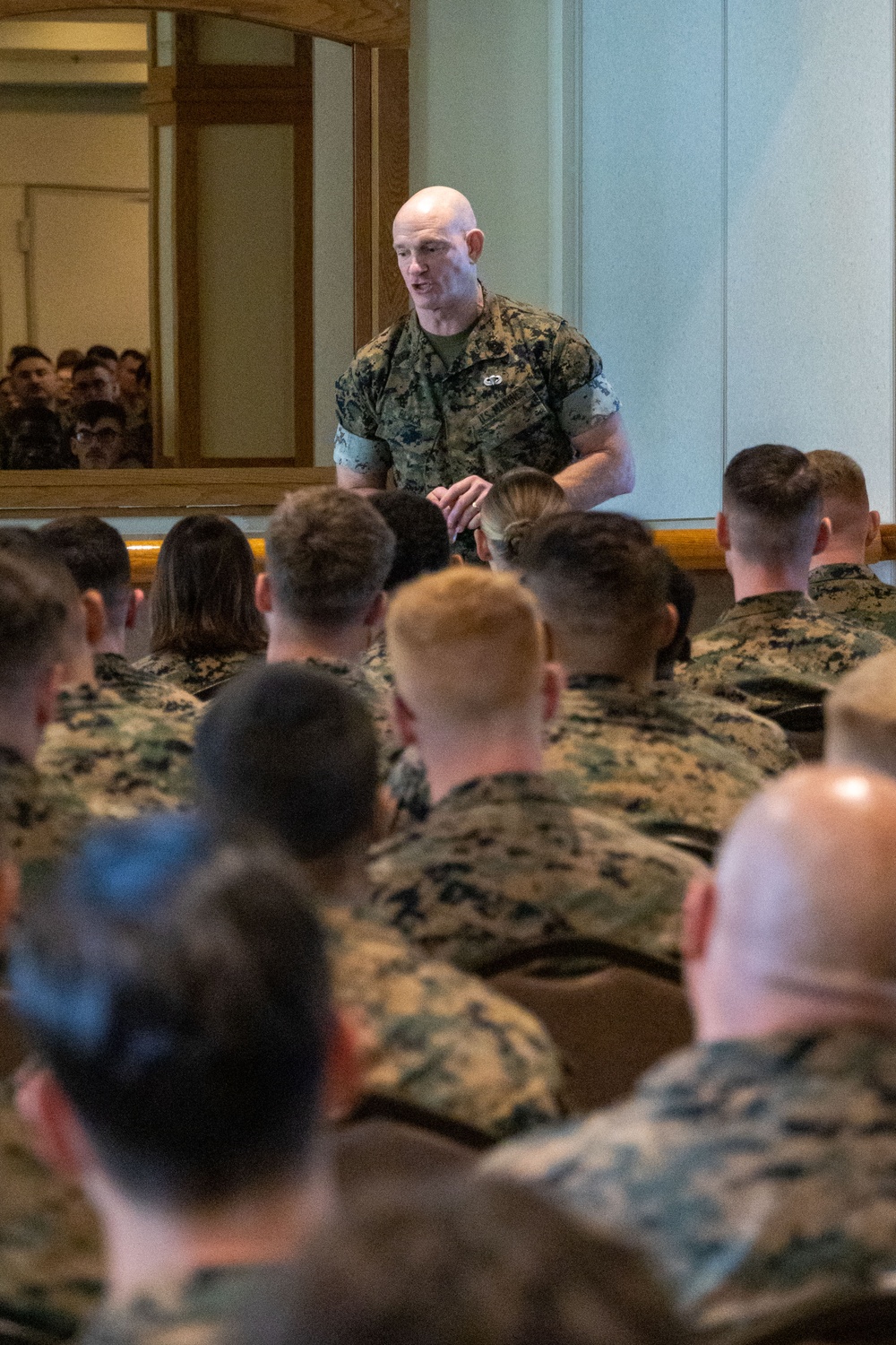 Sgt. Maj. Black visits MCAS Beaufort