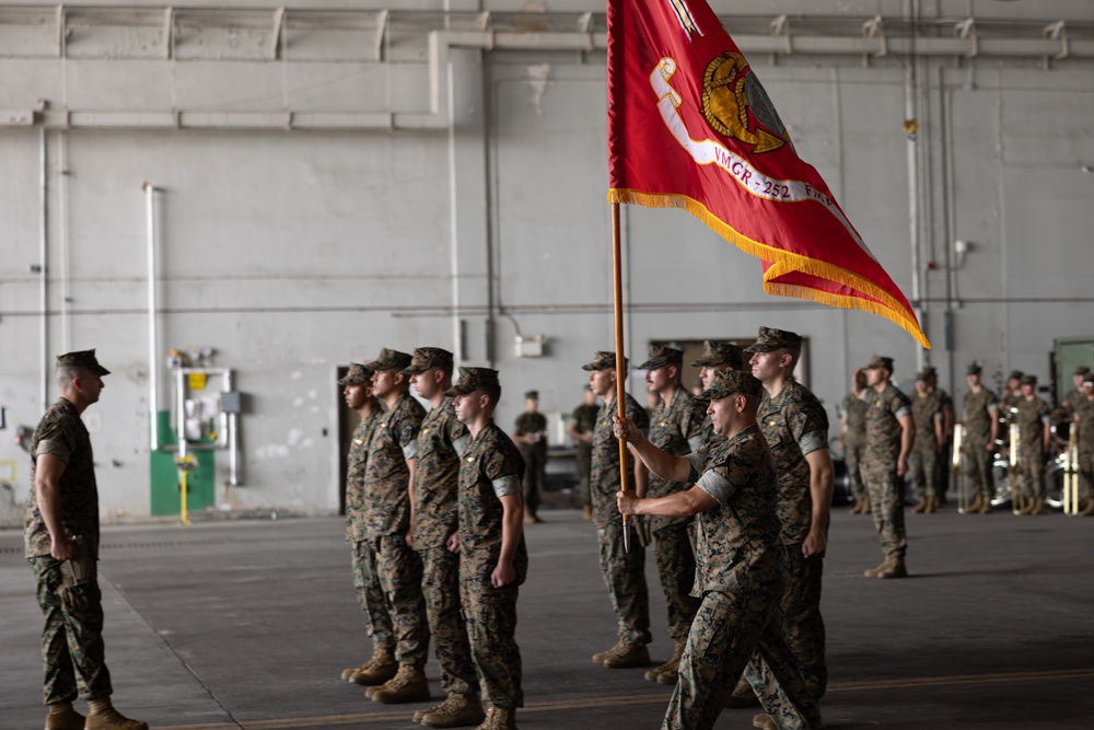 Marine Aerial Refueler Transport Squadron (VMGR) 252 change of command