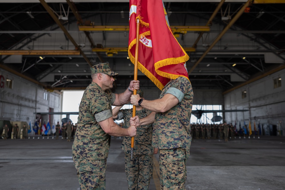 Marine Aerial Refueler Transport Squadron (VMGR) 252 change of command