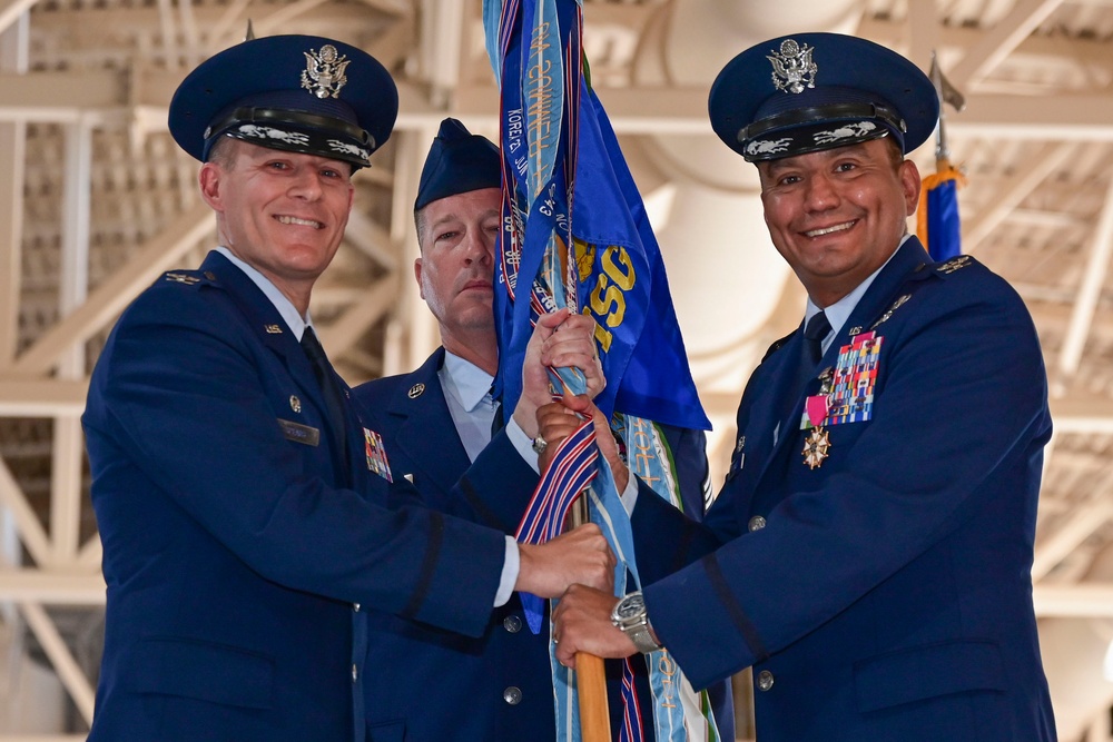 49th MSG change of command